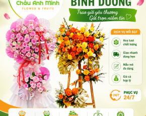 Hoa Khai Trương Bình Dương Đẹp, Sang Trọng – Giao Nhanh, Giá Tốt