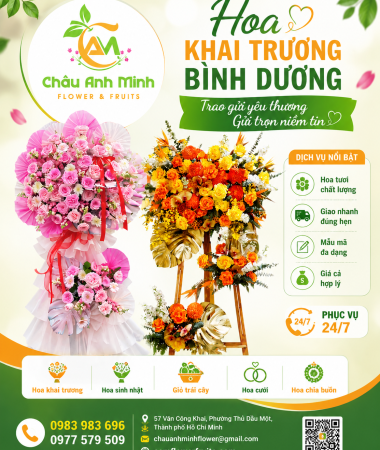Hoa Khai Trương Bình Dương Đẹp, Sang Trọng – Giao Nhanh, Giá Tốt